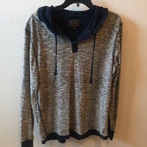 Lucky Brand Mens quarter zip hoodie in size Medium